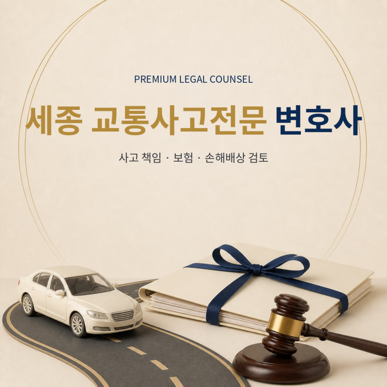 세종 교통사고전문 변호사